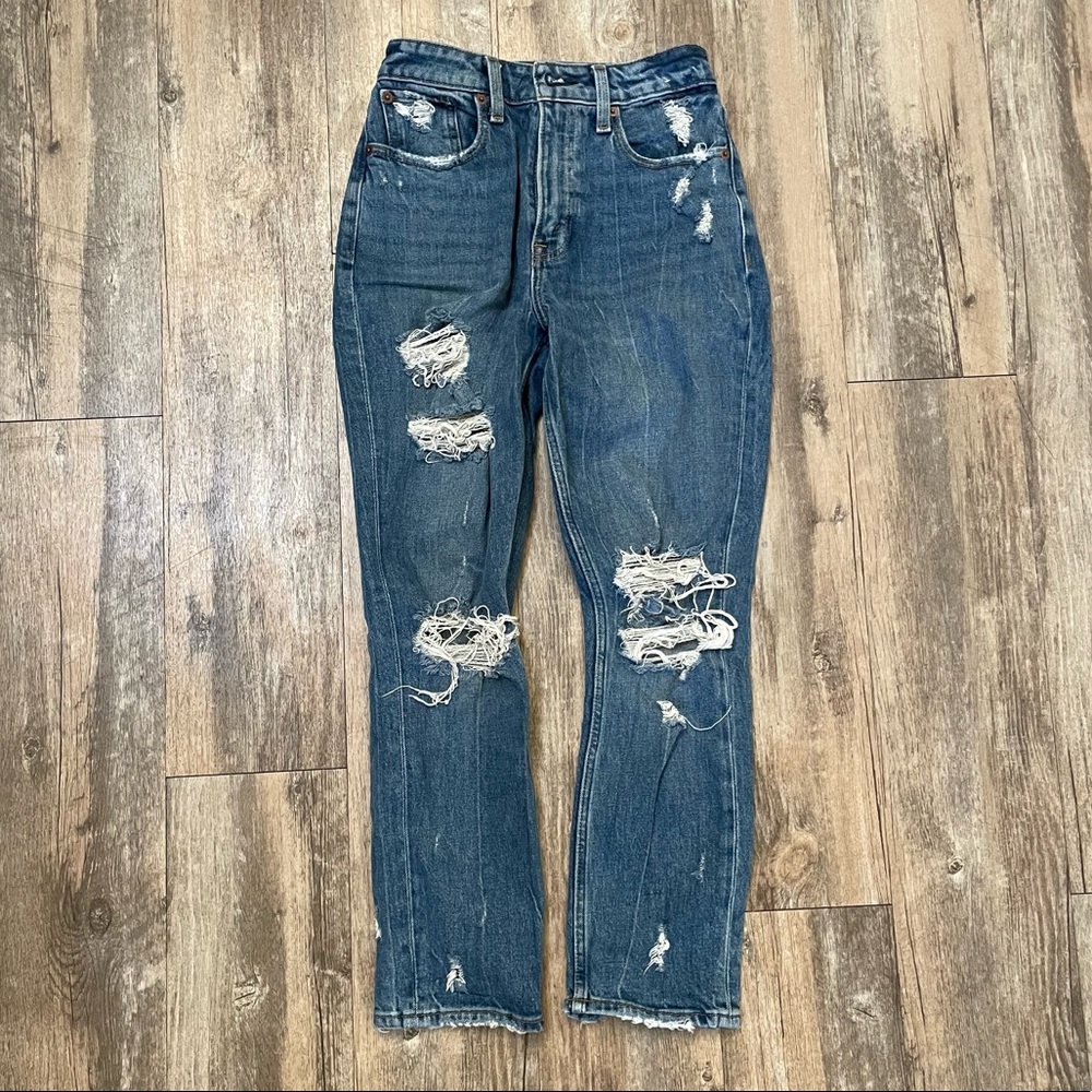Abercrombie High Rise Mom Jeans